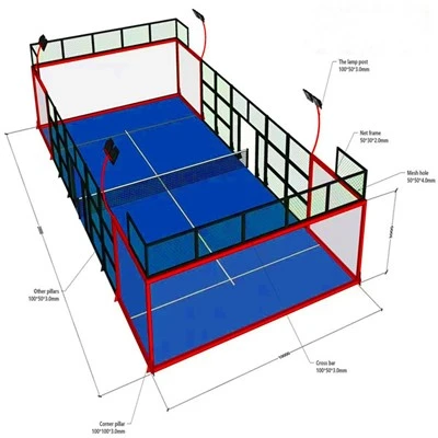 Metal Structure Padel Court